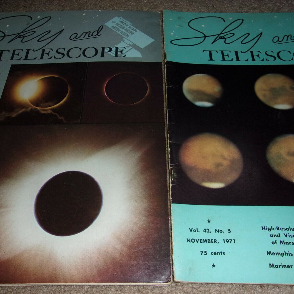 Sky And Telescope Magazines From 1970s